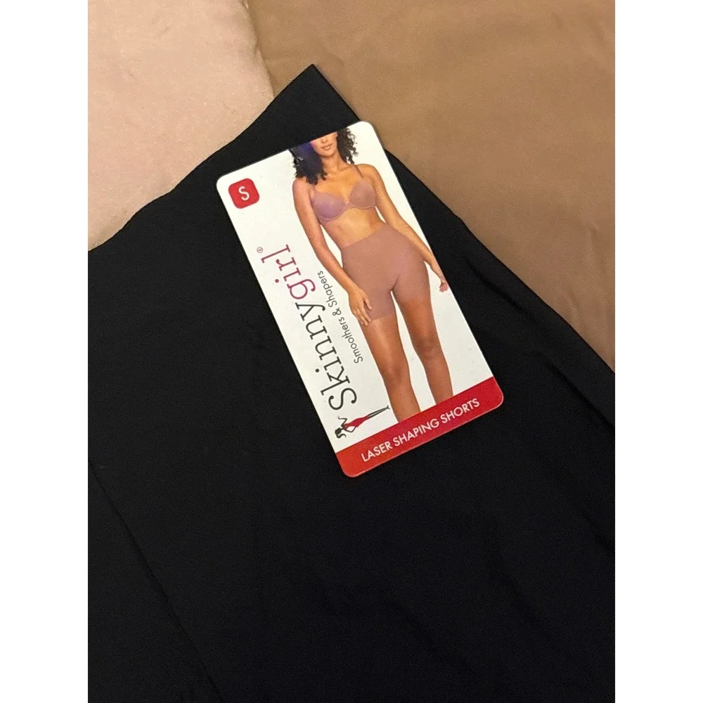NEW Skinnygirl Laser Shaping Shorts Shapewear‎ Lot of 2 Black & Nude Women's, S